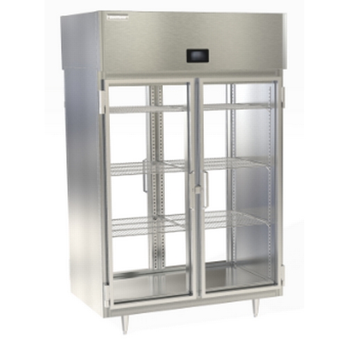 Delfield DSLRPT2-G 48.5 cu. ft. Two-Section Pass-Thru Glass Door Refrigerator
