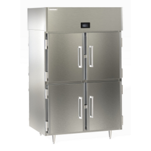 Delfield DSLRPT2-SH 48.5 cuft 2-Section 8 Solid Half DooR Pass-Thru Refrigerator