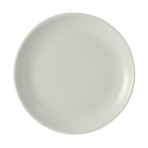Tuxton China Inc BPA-0904 TuxCare 9" Porcelain White Round Plate - 1 Doz