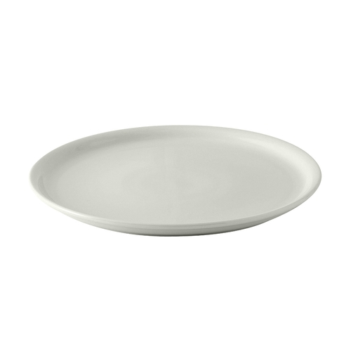 Tuxton China Inc BPA-1311 DuraTux 13-1/8" Porcelain White Pizza Plate - 6 per Case