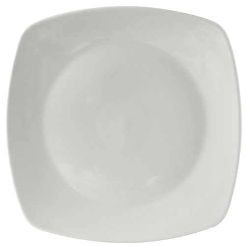 Tuxton China Inc BPH-126C DuraTux 12-3/4" Porcelain White Square Plate - 6 per Case