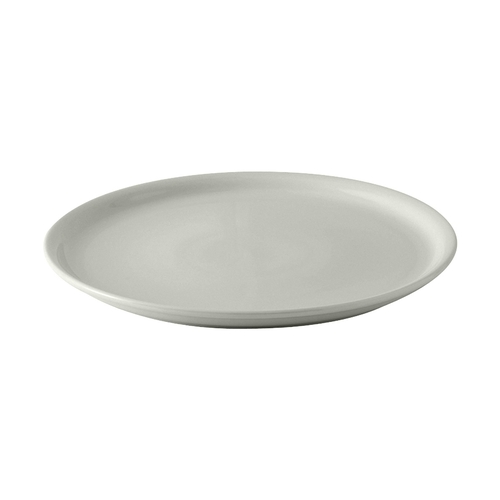 Tuxton China Inc BWA-1311 DuraTux 13-1/8" White Ceramic Pizza/Serving Plate - 6 EA