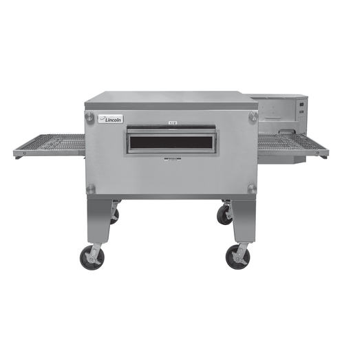 Lincoln 3240-3R Triple Deck Conveyor Oven Package w/ High Stand - 208v/3ph