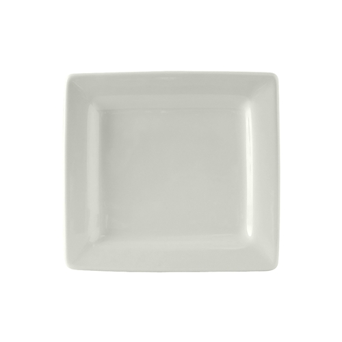 Tuxton China Inc BWH-0603 DuraTux 6" x 5-1/2" White Ceramic Plate - 1 Doz