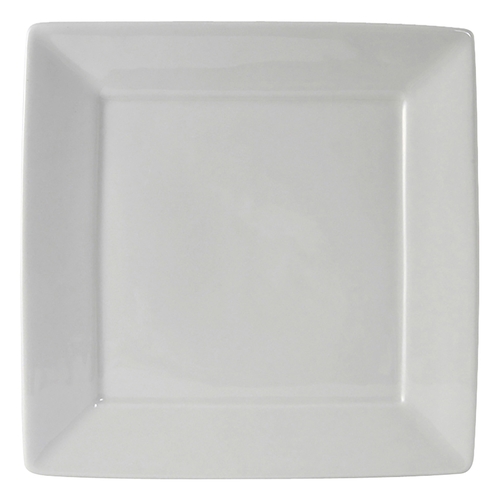 Tuxton China Inc BWH-1016 DuraTux 10-1/8" Square White Ceramic Plate - 1 Doz