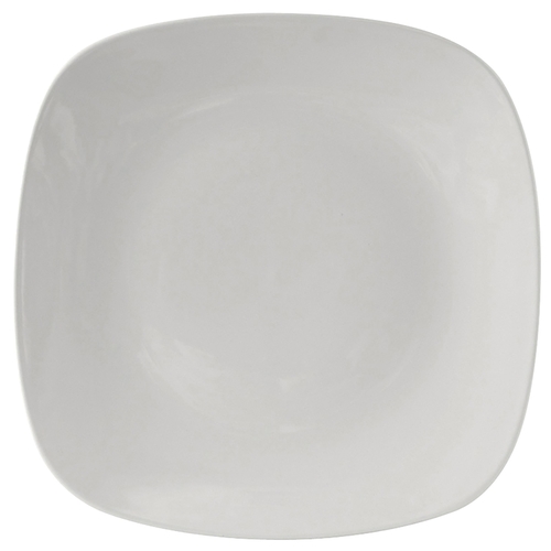Tuxton China Inc BWH-110C DuraTux 11-1/8" Square White Ceramic Plate - 1 Doz