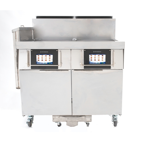 Frymaster 2FQG60T FilterQuick (2) 63lb. Gas Fryer w/ Automatic Filtration