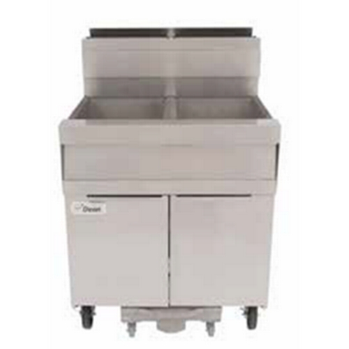 Frymaster SCFD360G Decathlon Performance (3) 75lb Vat Gas Tube Fryer Battery