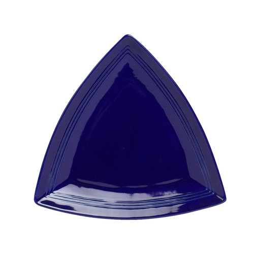 Tuxton China Inc CCZ-1248 Concentrix 12-1/2" Cobalt Ceramic Triangular Plate - 6 EA