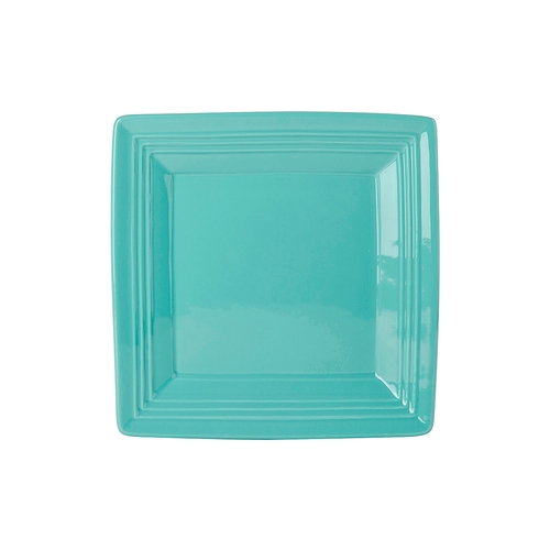 Tuxton China Inc CIH-0845 Concentrix 8-1/2" Island Blue Ceramic Square Plate - 1 Doz