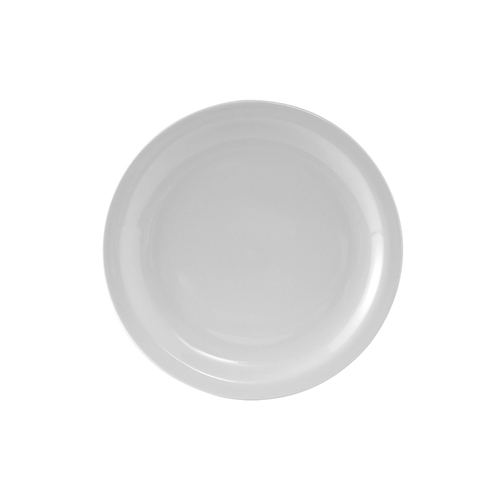Tuxton China Inc CLA-054 Colorado 5.5" Porcelain White Narrow Rim Round Plate - 3 Dz