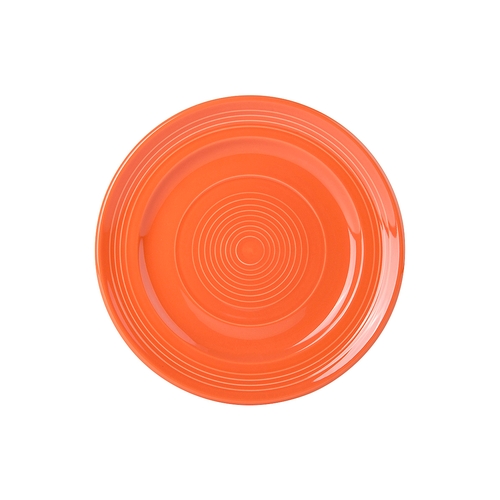 Tuxton China Inc CPA-090 Concentrix 9" Papaya Ceramic Round Plate - 2 Doz