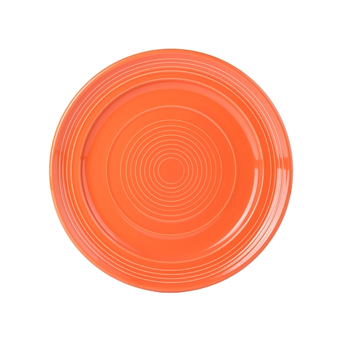 Tuxton China Inc CPA-120 Concentrix 12" Papaya Ceramic Round Plate - 6 per Case