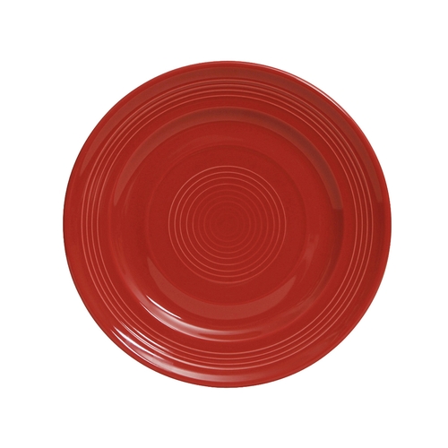 Tuxton China Inc CQA-120 Concentrix 12" Cayenne Ceramic Round Plate - 6 per Case