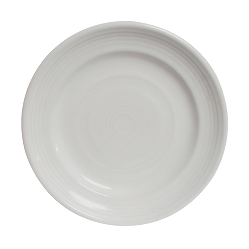 Tuxton China Inc CWA-090 Concentrix 9" White Ceramic Round Plate - 2 Doz