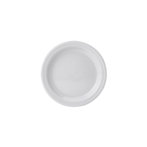 Tuxton China Inc FPA-054N Pacifica 5-1/2" Porcelain White Round Plate - 3 Doz
