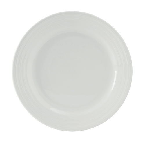 Tuxton China Inc FPA-090 Pacifica 9" Porcelain White Round Plate - 2 Doz