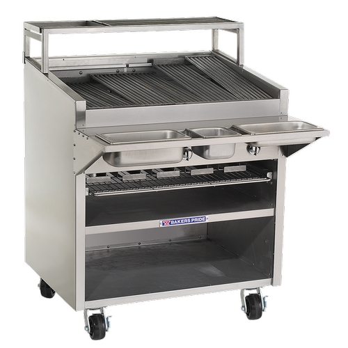 Bakers Pride F-36RS-C Dante Series 36" Gas Radiant Charbroiler w/ Cabinet Base