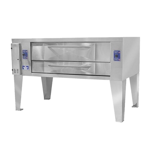 Bakers Pride Y-600BL Super Deck 60" Brick Lined Single Deck Pizza Oven - 120k BTU