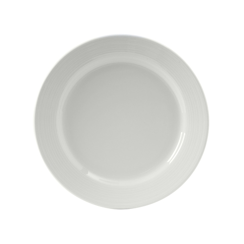 Tuxton China Inc FPA-110 Pacifica 11" Porcelain White Round Plate - 1 Doz