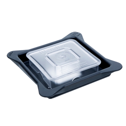 Blendtec 40-303-SRV Square Black Vented Gripper Soft Blender Jar Lid - 10 Each