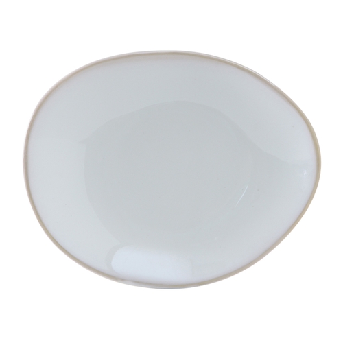 Tuxton China Inc GAA-650 Artisan 8-3/8" x 6-7/8" Agave Ceramic Ellipse Plate - 1 Doz