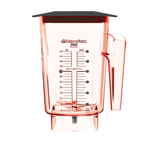 Blendtec 40-637-68 WildSide­™ Ergo 48 oz. Red Tritan™ Copolyester Blender Jar