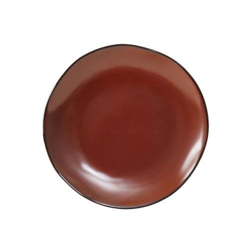 Tuxton China Inc GAR-002 Artisan 6-1/2" Red Rock Ceramic Round Plate - 2 Doz