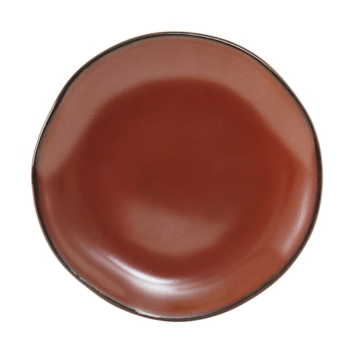 Tuxton China Inc GAR-005 Artisan 9" Red Rock Ceramic Round Plate - 2 Doz