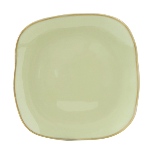 Tuxton China Inc GAS-501 Artisan 9" Sagebrush Ceramic Square Plate - 1 Doz