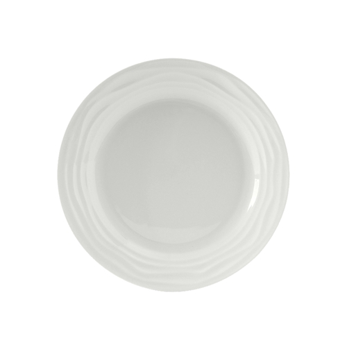 Tuxton China Inc GDP-002 Sandbar 6-1/4" Porcelain White Round Plate - 2 Doz