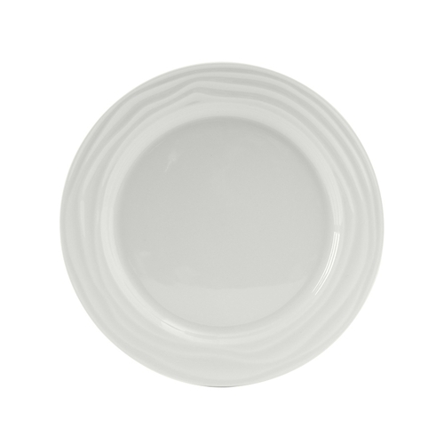 Tuxton China Inc GDP-003 Sandbar 7-1/2" Porcelain White Round Plate - 2 Doz