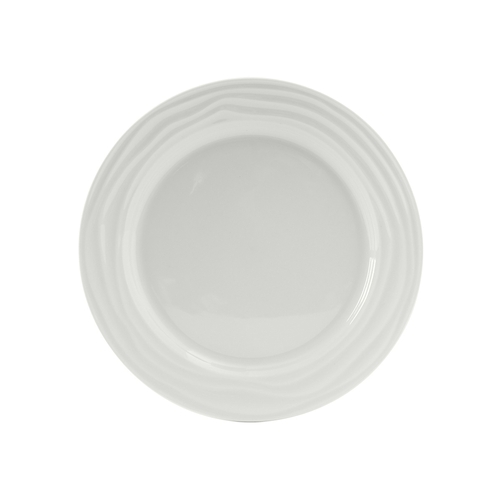 Tuxton China Inc GDP-006 Sandbar 10-1/2" Porcelain White Round Plate - 1 Doz