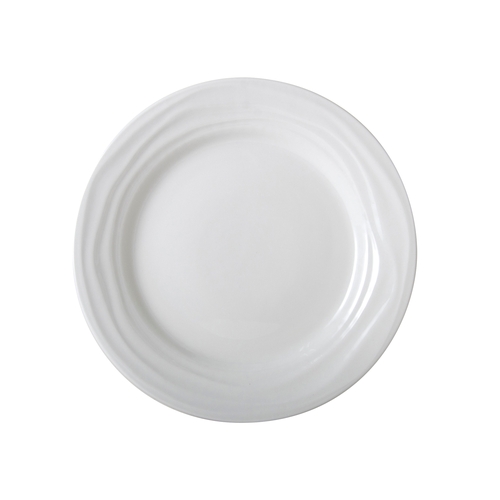 Tuxton China Inc GDP-008 Sandbar 11-3/4" Porcelain White Round Plate - 1 Doz