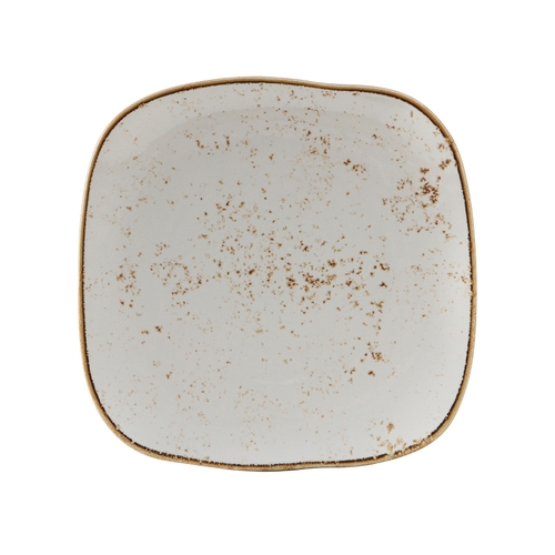 Tuxton China Inc GGA-500 Artisan Geode 7-1/4" Agave Porcelain Square Plate - 1 Doz