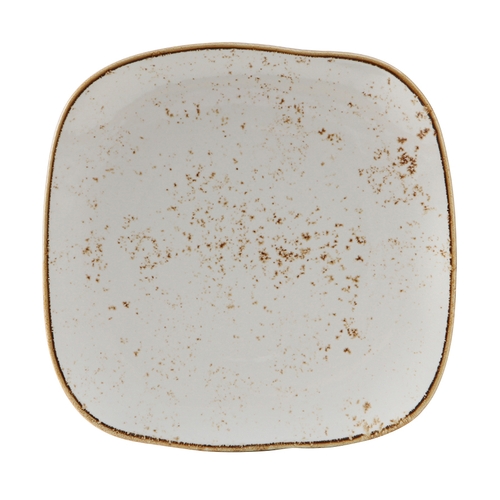 Tuxton China Inc GGA-501 Artisan Geode 9" Agave Porcelain Square Plate - 1 Doz