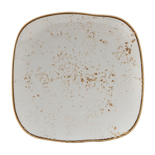 Tuxton China Inc GGA-502 Artisan Geode 11" Agave Porcelain Square Plate - 1 Doz