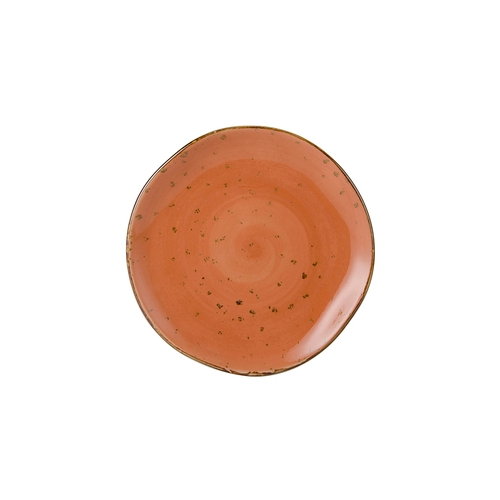 Tuxton China Inc GGC-002 Artisan Geode 6-1/2" Coral Porcelain Round Plate - 2 Doz