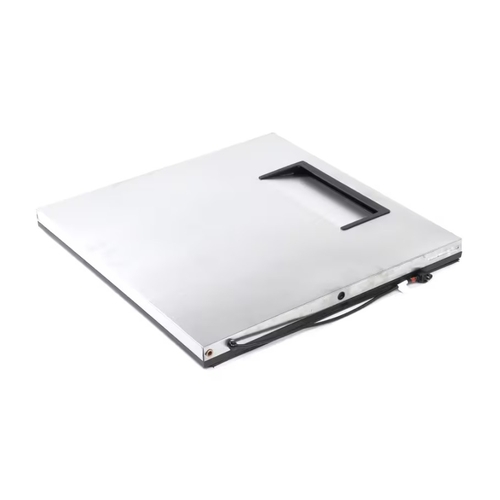 True 873173 OEM Freezer Left Hinged Half-Height Solid Door Assembly