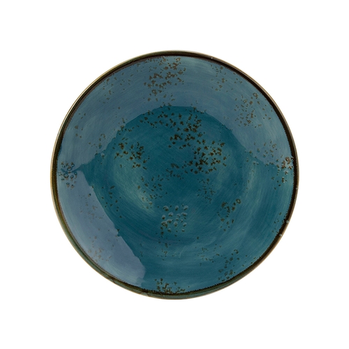 Tuxton China Inc GGE-003 Artisan Geode 7-1/4" Azure Porcelain Round Plate - 2 Doz