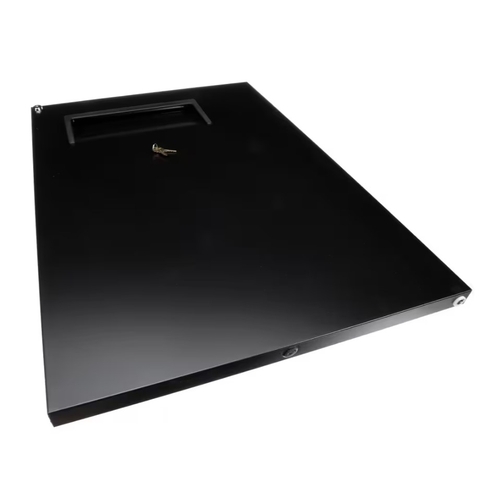 True 880963 OEM Replacement Right Flat Black Door Assembly