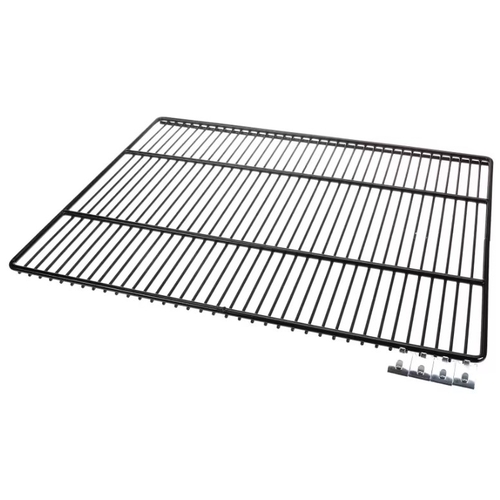 True 867665-093 OEM Back Bar Cooler Replacement 23.5" x 18" Black Wire Shelf