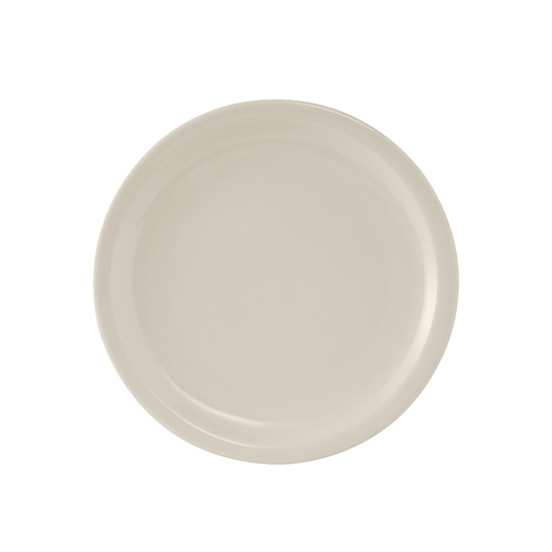 Tuxton China Inc TNR-006 Nevada 6-1/2" Amr White/Eggshell Ceramic Round Plate - 3 Doz