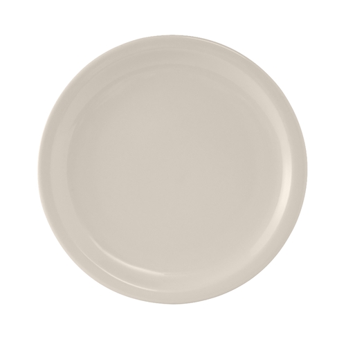 Tuxton China Inc TNR-022 Nevada 8-1/8" Amr White/Eggshell Ceramic Round Plate - 3 Doz