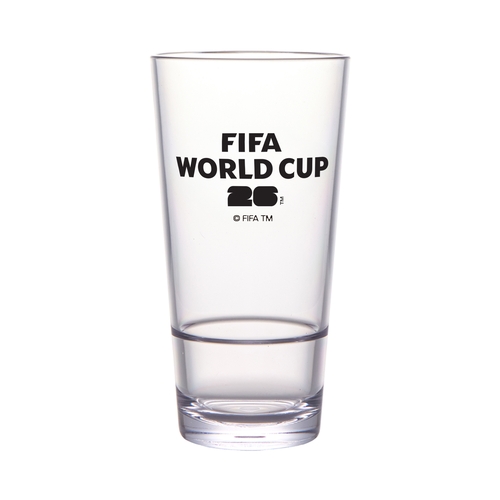GET S-18-FIFA26-LOGOBW FIFA 20 oz Pint Glass w/ World Cup B&W Logo - 2 Doz