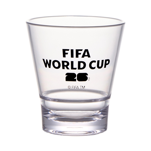 GET S-9-FIFA26-LOGOBW FIFA 9 oz Stackable Glass w/ World Cup B&W Logo - 2 Doz