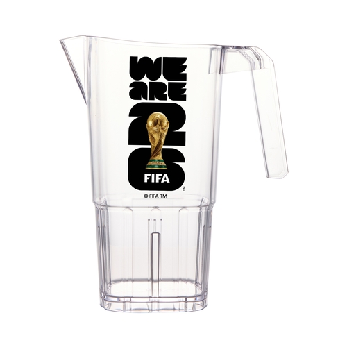 GET BP-64-FIFA26-LOGOCOLOR FIFA 64 oz Stackable San Pilser Glass w/ Trophy Logo - 1 Doz