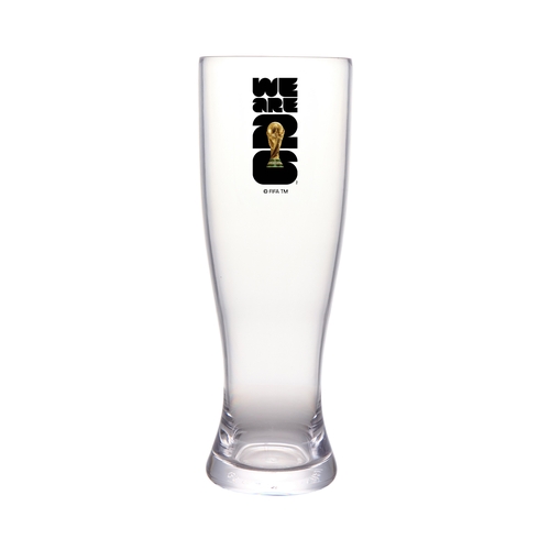 GET SW-1465-FIFA26-LOGOCOLOR FIFA 22 oz Pilsner Glass w/ World Cup B&W Trophy Logo- 2 Doz