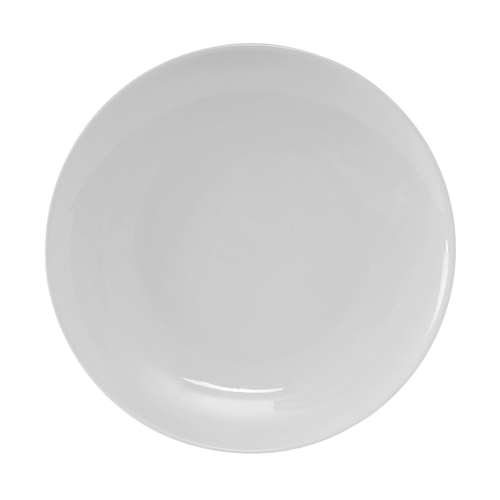 Tuxton China Inc VPA-090 Florence 9" Porcelain White Round Coupe Plate - 2 Doz
