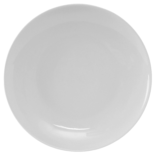 Tuxton China Inc VPA-115 Florence 11-3/4" Porcelain White Round Coupe Plate - 1 Doz